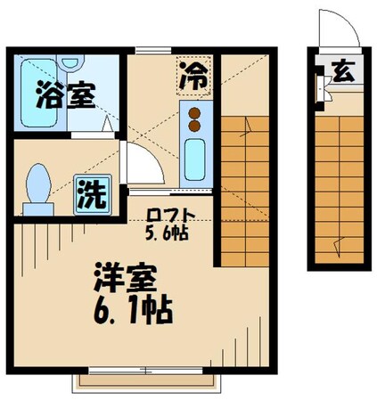 アザーレ中河原の物件間取画像